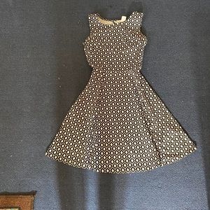 H&M Black and White Mini Dress